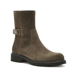 LA CANADIENNE Henrey Oiled Suede Women's Brown Suede Waterproof Boots 8 M NWOB